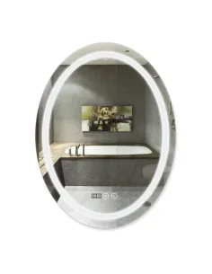 Зеркало для ванной Q-Tap Mideya Touch QT2078NCR5070W, с LED-подсветкой, с антизапотеванием