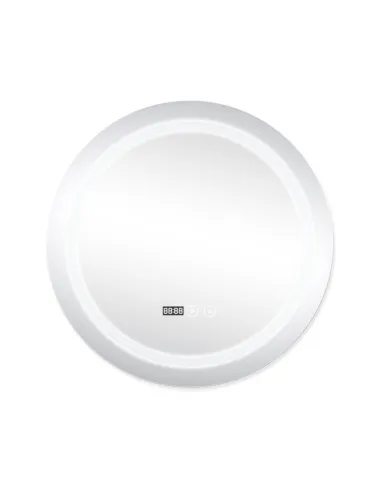 Зеркало для ванной Q-Tap Mideya Touch R800 QT2078NCR8080W, с LED-подсветкой, с антизапотеванием