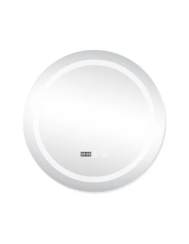 Дзеркало для ванної кімнати Q-Tap Mideya Touch R800 QT2078NCR8080W, з LED-підсвічуванням, з антизапітнінням