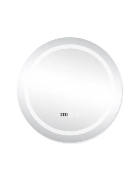 Зеркало для ванной Q-Tap Mideya Touch R800 QT2078NCR8080W, с LED-подсветкой, с антизапотеванием