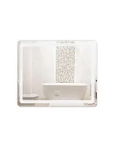Дзеркало для ванної кімнати Q-Tap Mideya Touch Reverse QT2078NCF9070W, з LED-підсвічуванням, з антизапітнінням