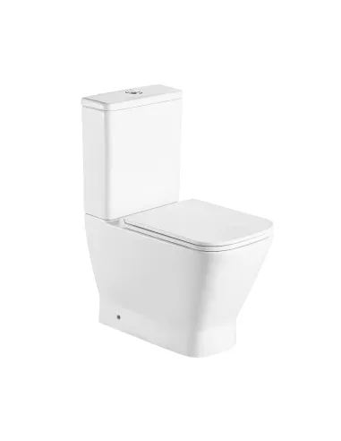 Унітаз безободковий компакт Q-Тap Cardinal Ultra Quiet QT04222168AUQ3W, сидіння Soft-close