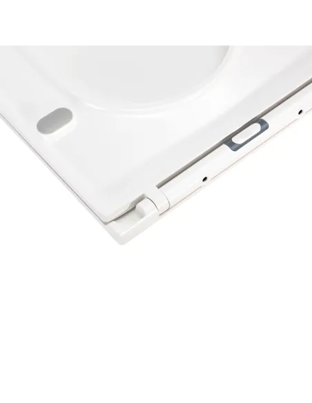 Унитаз безободковый компакт Q-Тap Robin Ultra Quiet QT13222128AUQ1W, сиденье Soft-close