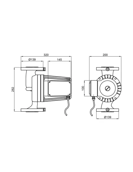 Циркуляційний насос Thermo Alliance LPA50-10-700 Т, фланцевий