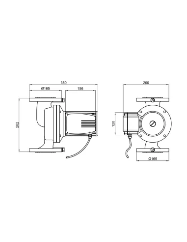 Циркуляційний насос Thermo Alliance LPA50-18-1300 Т, фланцевий