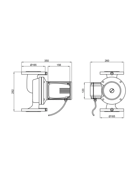 Циркуляційний насос Thermo Alliance LPA50-18-1300 Т, фланцевий
