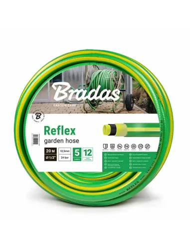 Шланг для поливу Bradas Reflex 1/2 дюйми, 20 метрів, армований