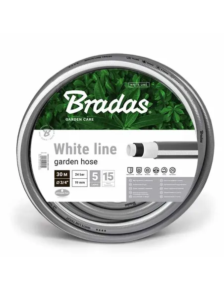 Шланг для полива Bradas White Line 5/8 дюйма, 20 метров, армированный