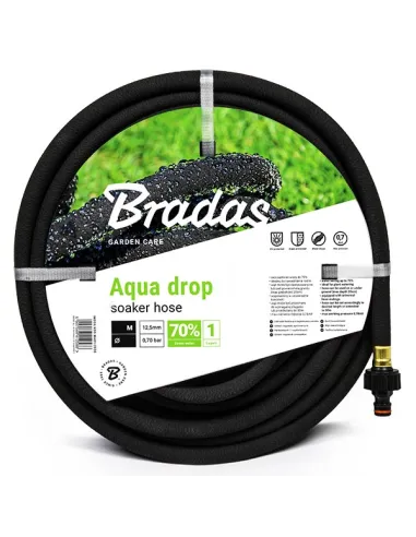 Шланг для поливу, що сочиться Bradas Aqua-Drop 1/2 дюйма, 25 метрів