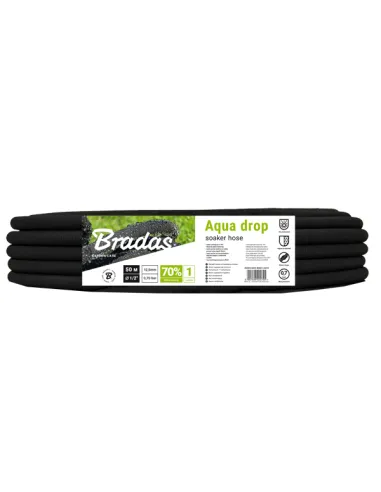 Сочащийся шланг для полива Bradas Aqua-Drop 1/2 дюйма, 50 метров