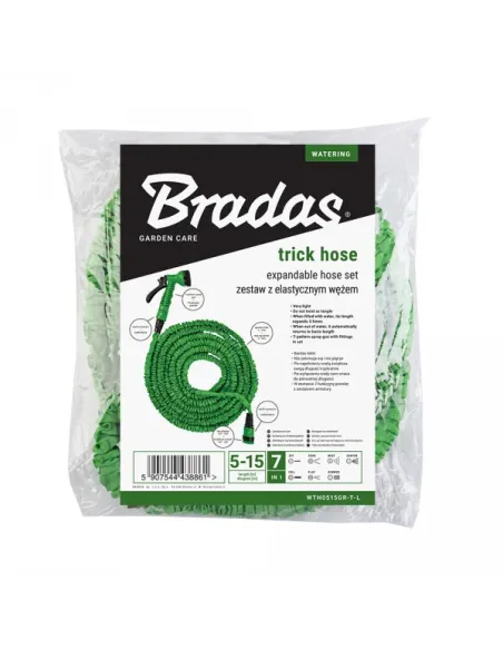 Шланг для поливу, що розтягується Bradas Trick Hose WTH1030GR-TL 10 - 30 метрів, комплект