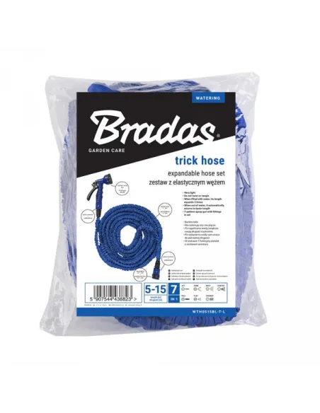 Шланг для поливу, що розтягується Bradas Trick Hose WTH1030BL-TL 10 - 30 метрів, комплект
