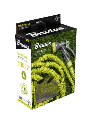 Растягивающийся шланг для полива Bradas Trick Hose WTH1545GR 15 - 45 метров, комплект