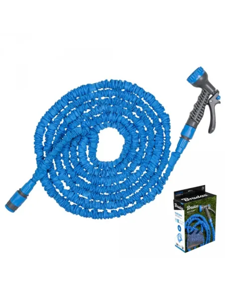 Растягивающийся шланг для полива Bradas Trick Hose WTH515BL 5 - 15 метров, комплект Растягивающийся шланг для полива Bradas Trick Hose WTH515BL 5 - 15 метров, комплект