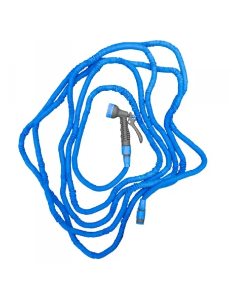 Растягивающийся шланг для полива Bradas Trick Hose WTH515BL 5 - 15 метров, комплект Растягивающийся шланг для полива Bradas Trick Hose WTH515BL 5 - 15 метров, комплект