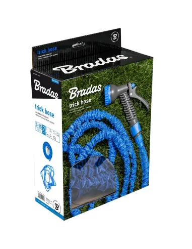 Растягивающийся шланг для полива Bradas Trick Hose WTH515BL 5 - 15 метров, комплект
