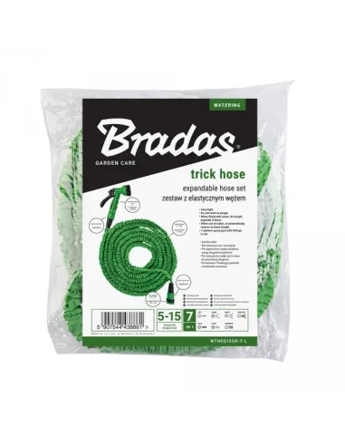Растягивающийся шланг для полива Bradas Trick Hose WTH0722GR-T-L 7 - 22 метров, комплект