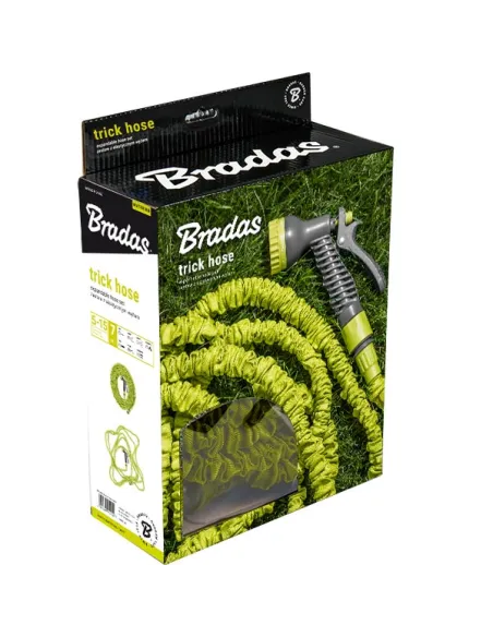 Растягивающийся шланг для полива Bradas Trick Hose WTH722GR 7,5 - 22 метров, комплект