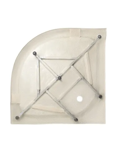 Гідробокс масажний Lidz Tani SBM90x90.SAT.LOW.FR, напівкруглий