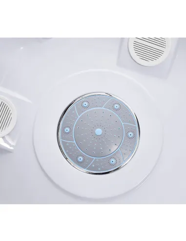 Гидробокс массажный Lidz Tani SBM90x90.SAT.LOW.FR, полукруглый