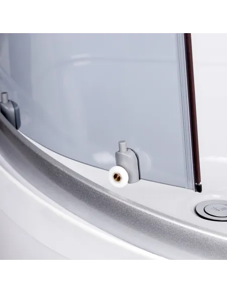 Гидробокс массажный Lidz Tani SBM90x90.SAT.LOW.GR, полукруглый