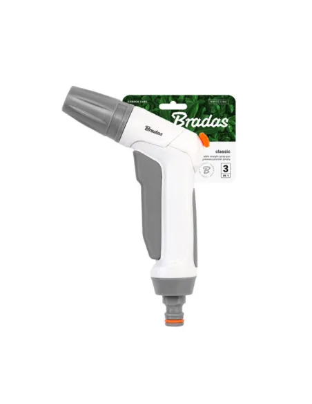 Пістолет для поливу Bradas Classic White Line 3 режими, пластик