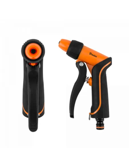Пистолет для полива Bradas ECO-2056 Multi Water Black Line регулируемый, металлический