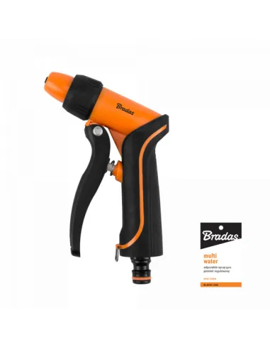 Пістолет для поливу Bradas ECO-2056 Multi Water Black Line регульований, металевий