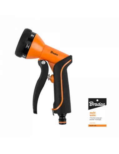 Пістолет для поливу Bradas ECO-2058 Multi Water 7 режимів, пластик