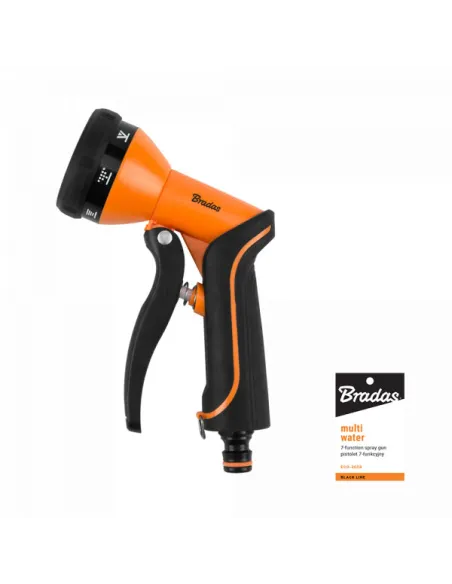 Пістолет для поливу Bradas ECO-2058 Multi Water 7 режимів, пластик