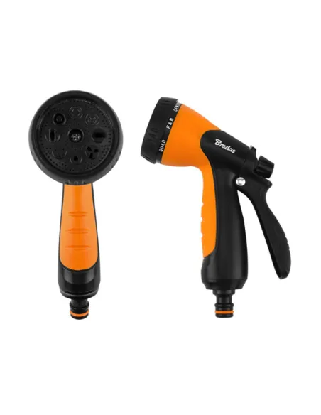 Пістолет для поливу Bradas ECO-2068 Black Line 8 режимів, пластик