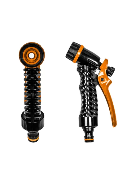 Пистолет для полива Bradas ECO-4447 Black Line, многорежимный, пластик