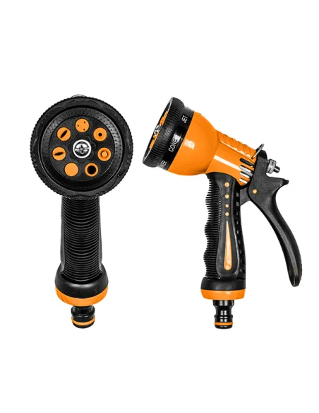 Пистолет для полива Bradas ECO-7203 Zebra Black Line 7 режимов, латунь Пистолет для полива Bradas ECO-7203 Zebra Black Line 7 режимов, латунь