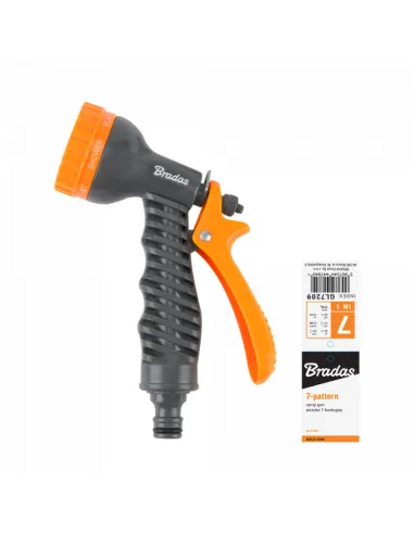 Пістолет для поливу Bradas Gold Line 7 режимів, пластик