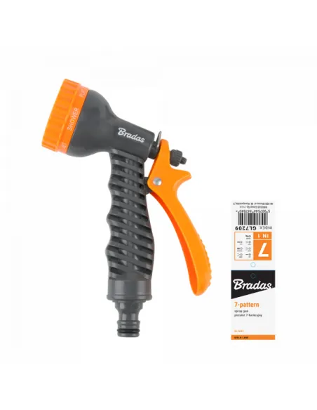 Пистолет для полива Bradas Gold Line 7 режимов, пластик