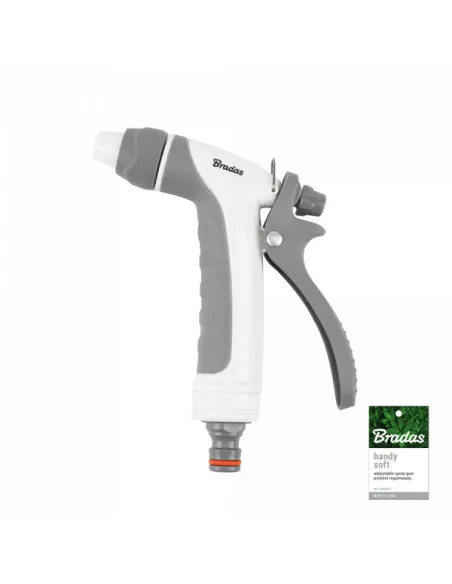 Пістолет для поливу Bradas Handy Soft White Line 3 режими, пластик