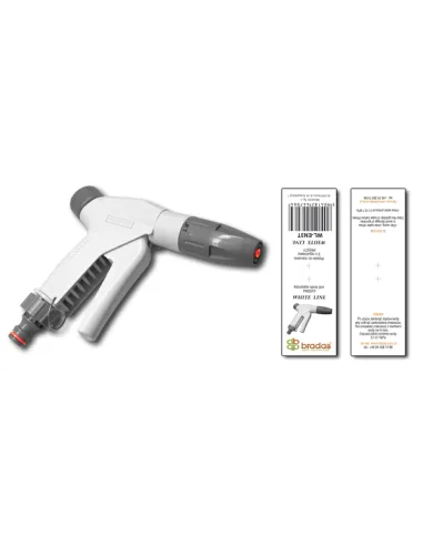 Пістолет для поливу Bradas Prosty White Line багаторежимний, пластик