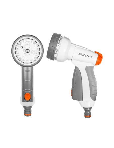 Пістолет для поливу Bradas Water Click White Line 7 режимів, метал