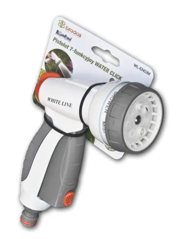 Пістолет для поливу Bradas Water Click White Line 7 режимів, метал