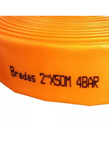 Шланг плоский Bradas Agro-Flat PE 4 Бар, 1 1/4 дюйма, 50 метров