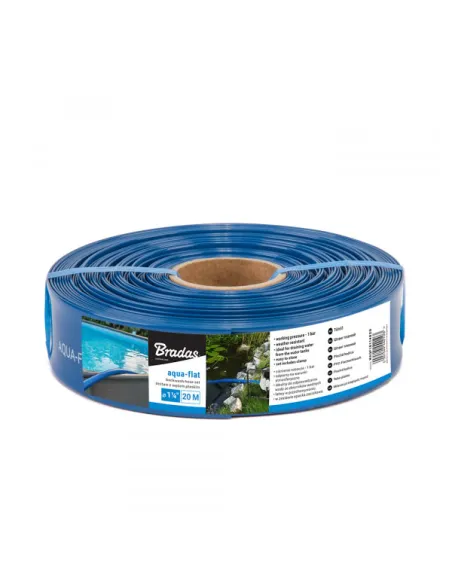 Шланг плоский Bradas Aqua-Flat, PE/EVA 1 1/4 дюйма, 30 метрів, хомут у комплекті