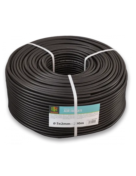 Шланг технический Bradas Black 5 х 2 мм, 20 Бар, 200 метров, армированный