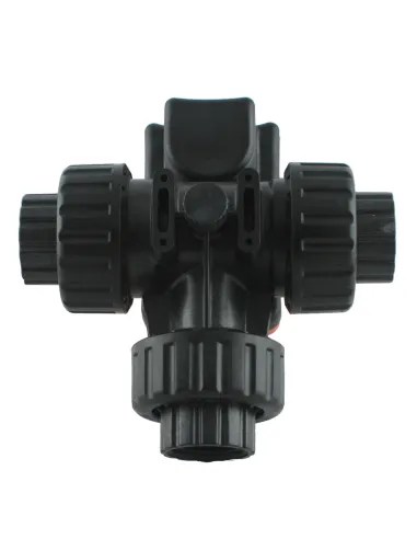 Кран кульовий з електроприводом Raifil Q91403-25, 1 дюйм, триходовий