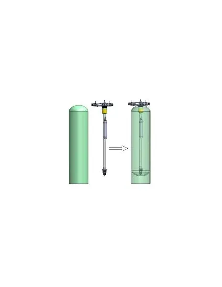 Оголовок аераційної колони Raifil Runxin F107C, 2 дюйми