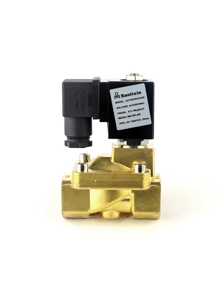 Соленоидный клапан Raifil Sanlixin SLP1DF02E1E20 AC220V, 1/2-16 Бар, 3/4 дюйма нормально закрытый