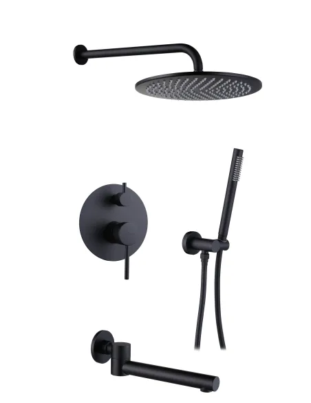 Душевая система скрытого монтажа Asignatura Delicate 15527902, черная