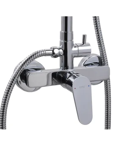 Душова система без виливу Topaz Capri TCA-15702-H37 хром
