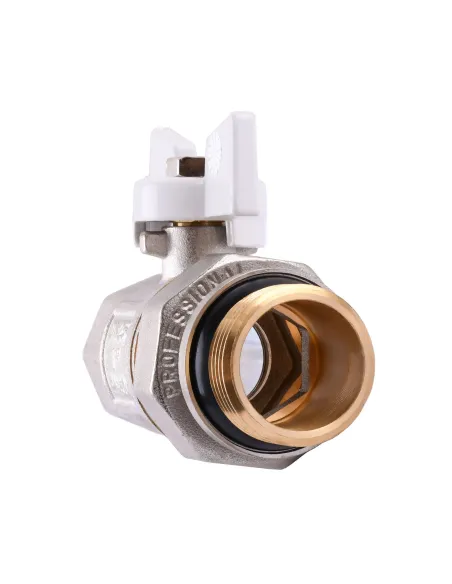 Кран шаровой прямой с американкой Quality Professional Q003 PN 40 НВ 1 дюйм