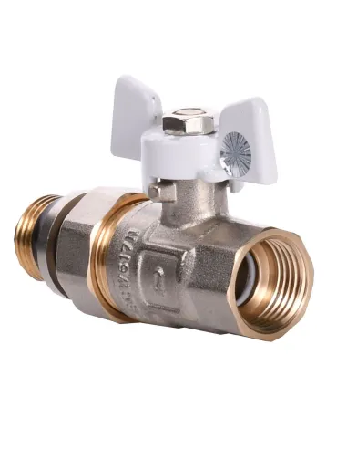 Кран шаровой прямой с американкой Quality Professional Q003 PN 40 НВ 1/2 дюйма