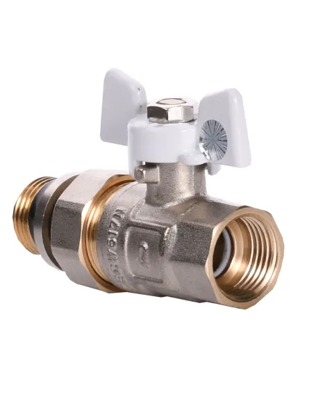 Кран шаровой прямой с американкой Quality Professional Q003 PN 40 НВ 1/2 дюйма